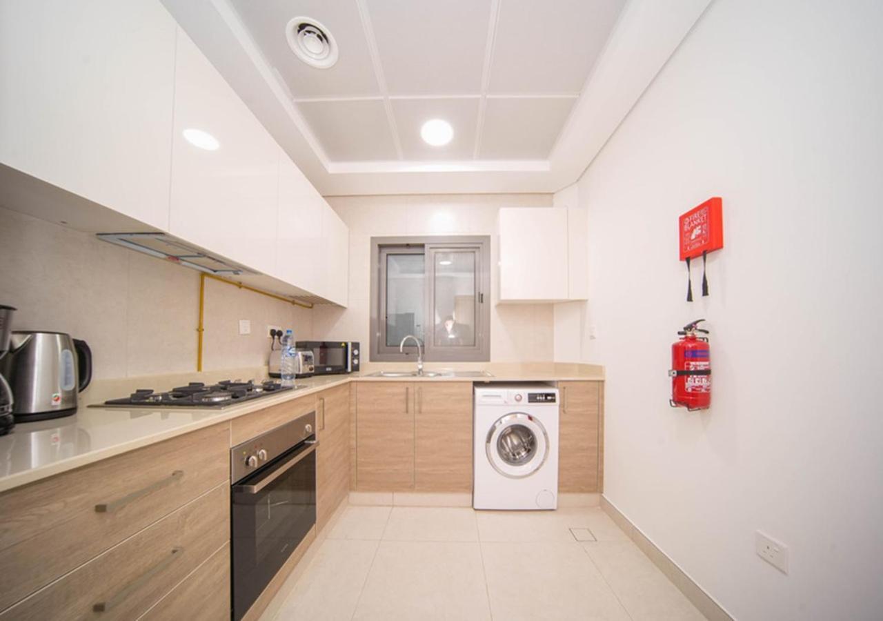 Elegant 2Br View With Rooftop Pool The Bay Dubaj Exteriér fotografie